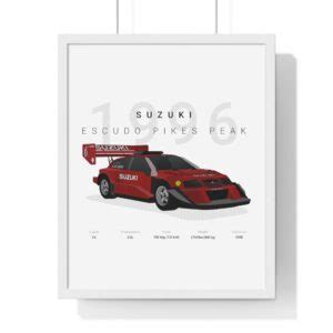 Suzuki Escudo Pikes Peak specs Art print | GPBox