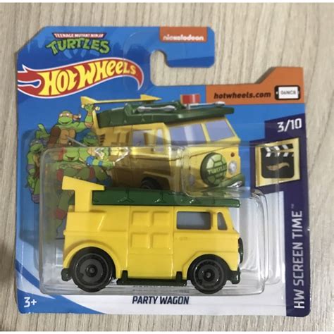 Hot Wheels Party Wagon Tartarugas Ninja Shopee Brasil