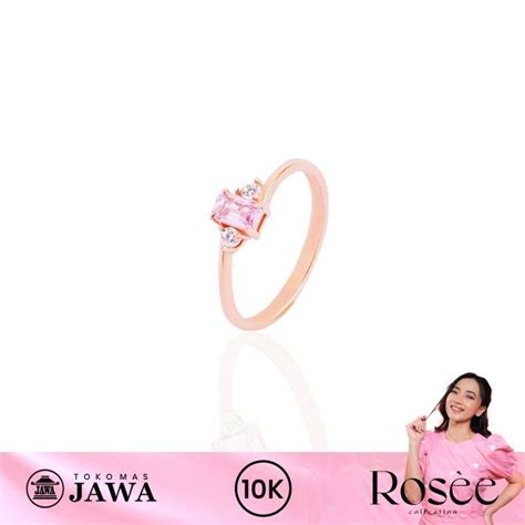 Jual Cincin Emas Rosee Collection Kadar Karat Toko Mas Jawa Di