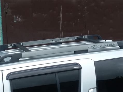 Доработка релингов крыши под автобокс. — Nissan Pathfinder (3G), 2,5 л ...