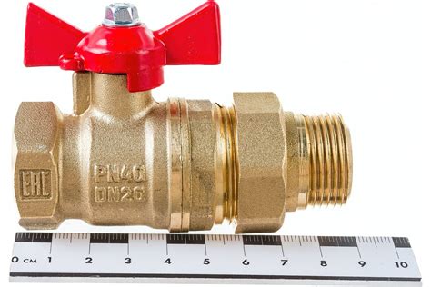 Шаровой для воды VALFEX американка, 3/4" ВР/НР ручка-бабочка VF.227.LB1 ...