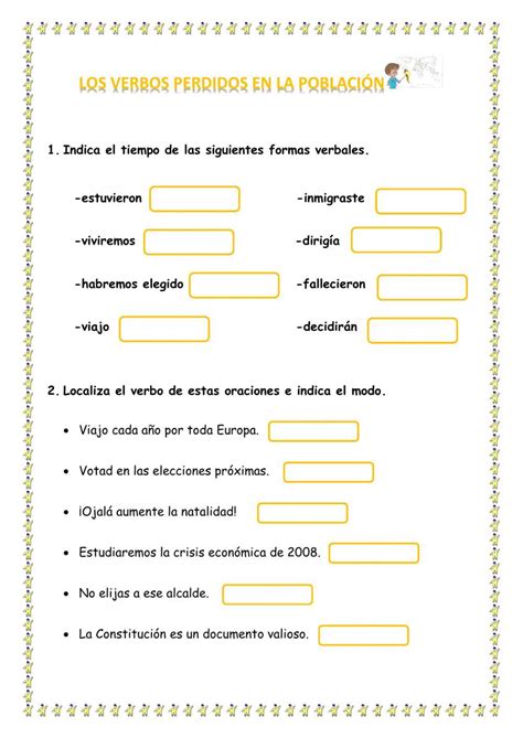 Los Verbos Ii Worksheet Live Worksheets