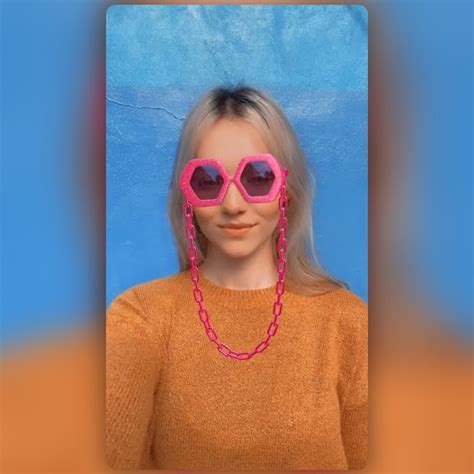 Pink Glasses Lens By Snapchat Snapchat Lenses And Filters