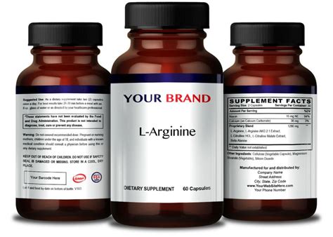 L-Arginine, 60 Count - Tru Body Wellness