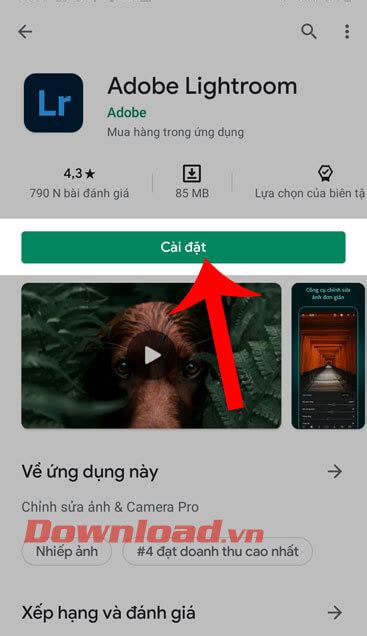 Hướng Dẫn Tải Và Chỉnh Sửa ảnh Bằng Adobe Lightroom Trên điện Thoại