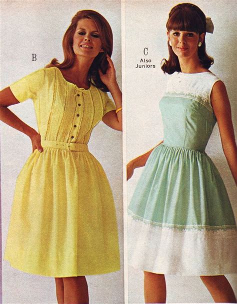 Pennys 67 Ss Yellow And Green Sixties Fashion Retro Fashion 60s Fashion