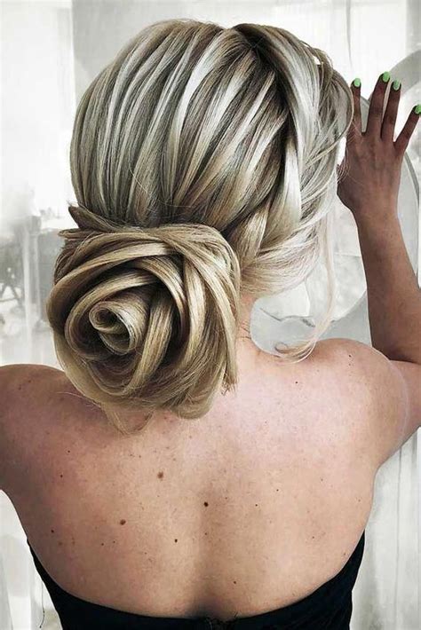 Rose Braided Updo Shorthairupdo Peinados Boda Pelo Largo Peinados