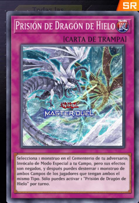 Prisi N De Drag N De Hielo Carta Bonyou S Yu Gi Oh Master Duel