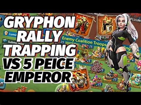 Piece Emperor Gryphon Rally Trapped Mirage Realm Bait Lords Mobile