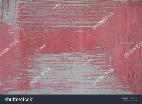 Faded Peeling Rusty Steel Sheets Oxblood Stock Photo