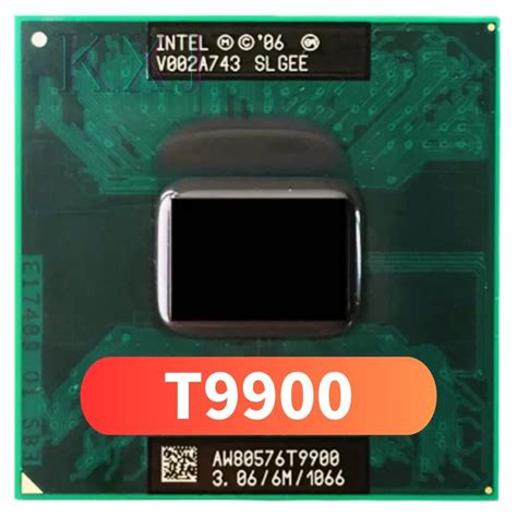 Оригинальный процессор lntel Core 2 Duo T9900, 6M кэш, 3,06 ГГц, 1066 ...
