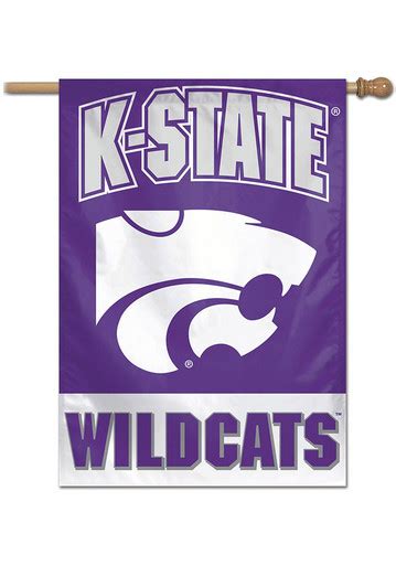 K State Wildcats Purple 28x40 Inch Wordmark Banner