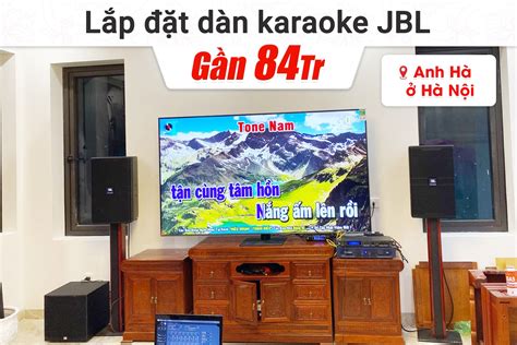 Lắp đặt dàn karaoke chuyên nghiệp cho gia đình anh Nguyên KĐT Vân