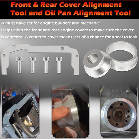 Front And Rear Cover Billet Alignment Tool Oil Pan Alignment Tool