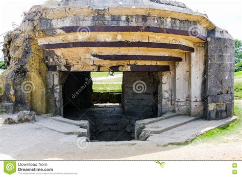 Destroyed Bunker Of World War II Royalty-Free Stock Photo ...