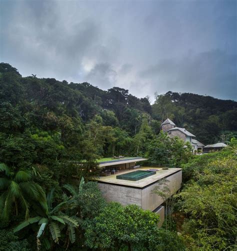 Stunning Homes Built Into Nature Jungle House Brazil Houses