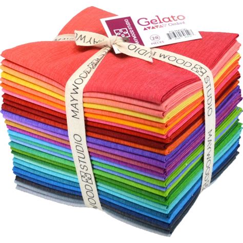 Fabric Gelato Ombres Fat Quarter Bundle 28 Maywood Studio