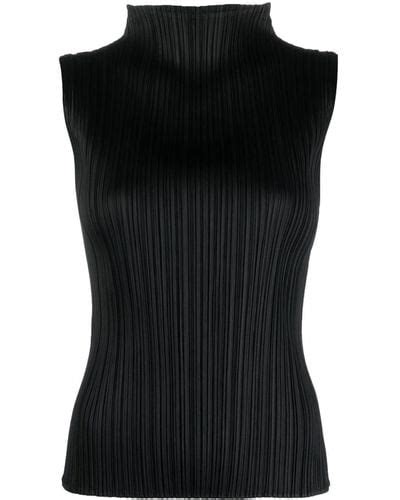 Pleats Please Issey Miyake Sleeveless And Tank Tops For Women Online