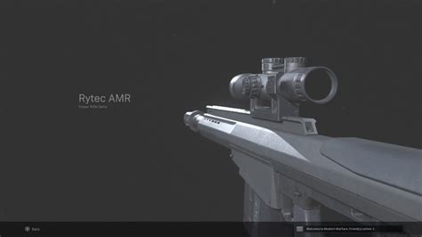 How To Unlock The Rytec Amr Sniper Rifle In Call Of Duty Modern Warfare