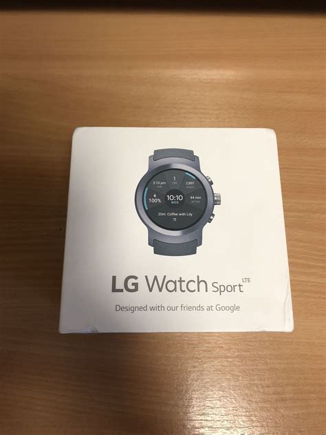 LG Watch Sport Titan Sliver, wearOS, Smart Watch