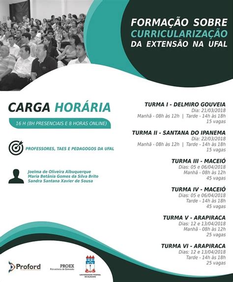 Proex Promove Forma O Sobre Curriculariza O Da Extens O Not Cias