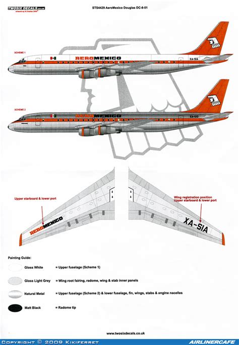 Two Six Decals Douglas Dc Airlinercafe