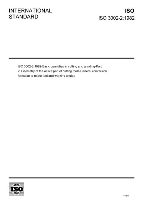ISO 3002-2:1982