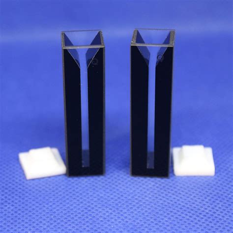 Buy Lab Us Quartz Micro Cuvette Cell Black Walls Pcs With Lid For