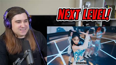 Reacting to aespa 에스파 Next Level MV YouTube