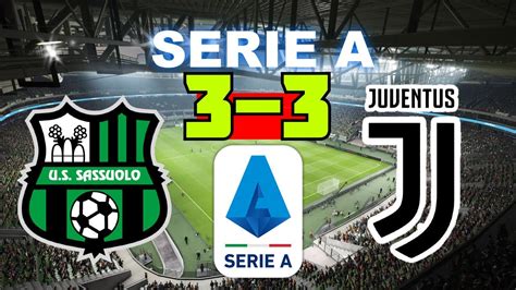 Sassuolo Vs Juventus Serie A Partido Completo Hd