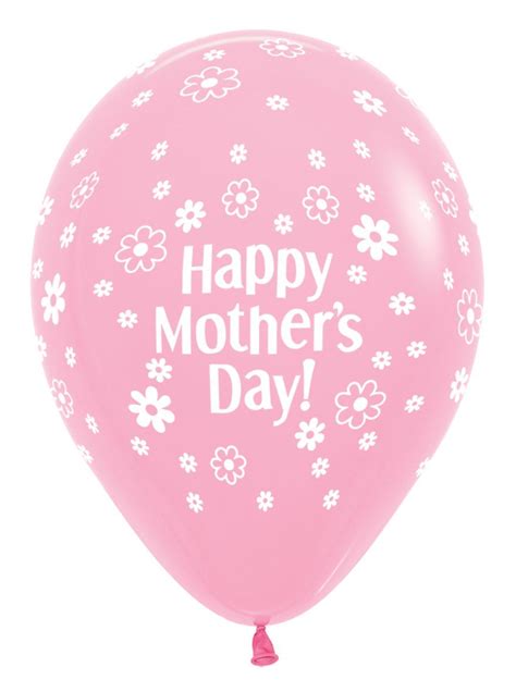 11 Mothers Day Pink Printed Balloons Mothers Day Balloons Printed