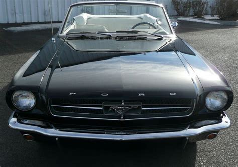 Raven Black 1965 Ford Mustang Convertible Photo