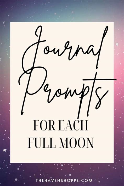 Full Moon Journal Prompts August 2025 Emma Bell