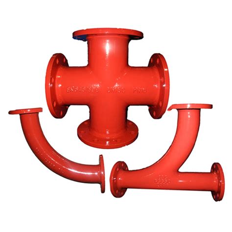 1 12 Inch Fire Fighting Pipe Fittings Ductile Iron Grooved Mechanical