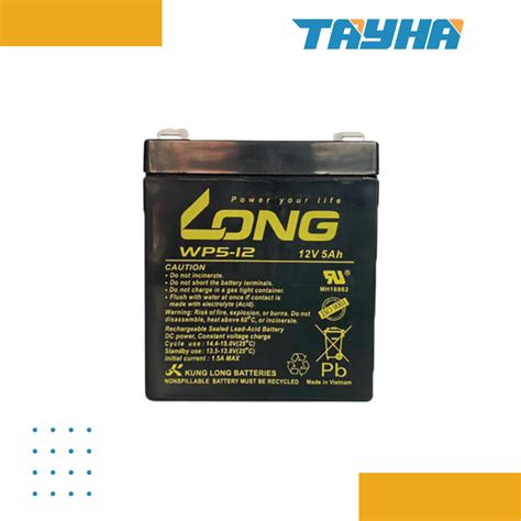 Ắc quy Long WP5-12 (12V-5Ah) - MH POWER