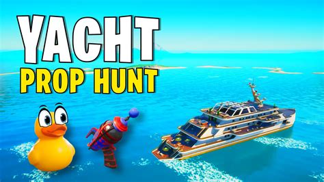 Yacht Prop Hunt By Jonssu Fortnite Creative Map Code