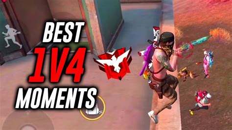 Best 1v4 Moments You Must Watch In Heroic Rank Garena Free Fire Youtube