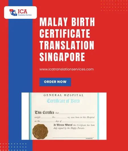 Malaysia Birth Certificate Translation Singapore For Pr Ica