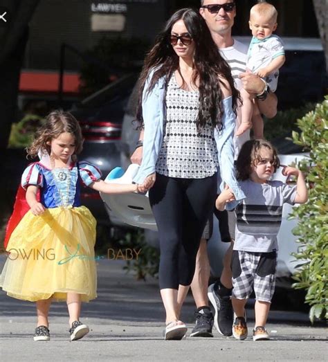 Megan Fox and Brian Austin Green with their 3 sons: Noah, Journey, and