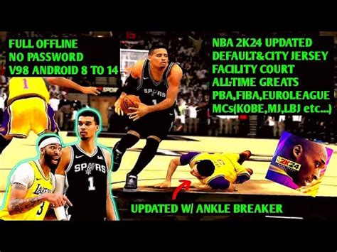 Nba K Android Victor Wembanyama S Spurs Vs Anthony Davis Lakers