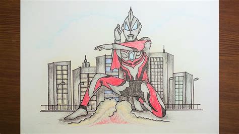 Mudah Ii Ini Cara Menggambar Kartun Ultraman Geed Untuk Pemula How To