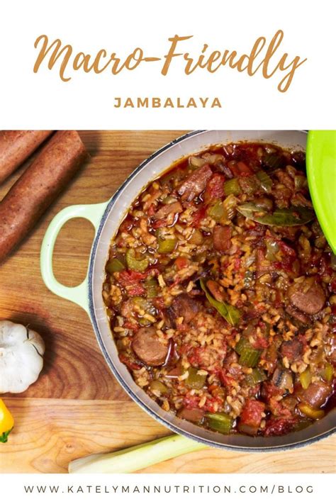 LOW CALORIE EASY MEAL PREP FOR TRACKING MACROS CAJUN JAMBALAYA Kate