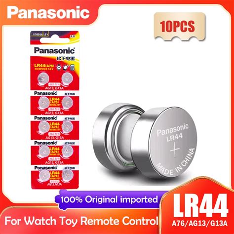 Pcs Panasonic Lr Lr A Ag V Button Cell G A Lr Lr