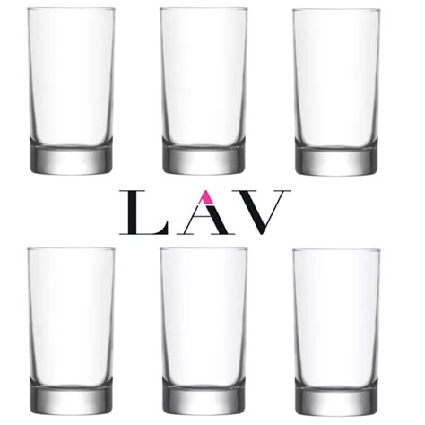 LAV 6ER SET Wassergläser Wasserglas Trinkglas Gläser Füllmenge 150 ml