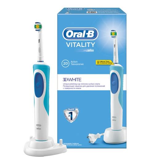 Электрическая зубная щетка Oral-B VITALITY 3D white - «Голливудская ...