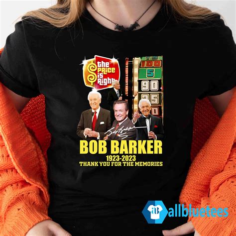 Bob Barker 1923-2023 Thanks For The Memories T-Shirt