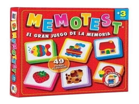 Memotest Infantil Fichas Plasticas Dibujos Original Ruibal En Venta En