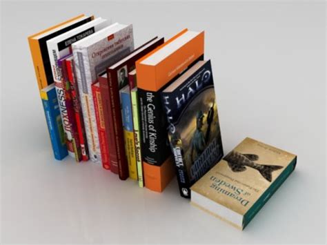 3D модель Книги