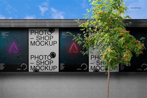 Wall Poster Mockup Set | Premium & Free PSD Mockup Store