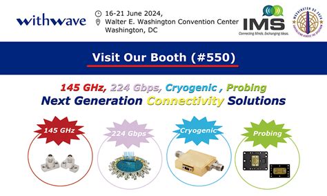 Visit WithWave At IMS2024 16 21 June 2024 Washington DC